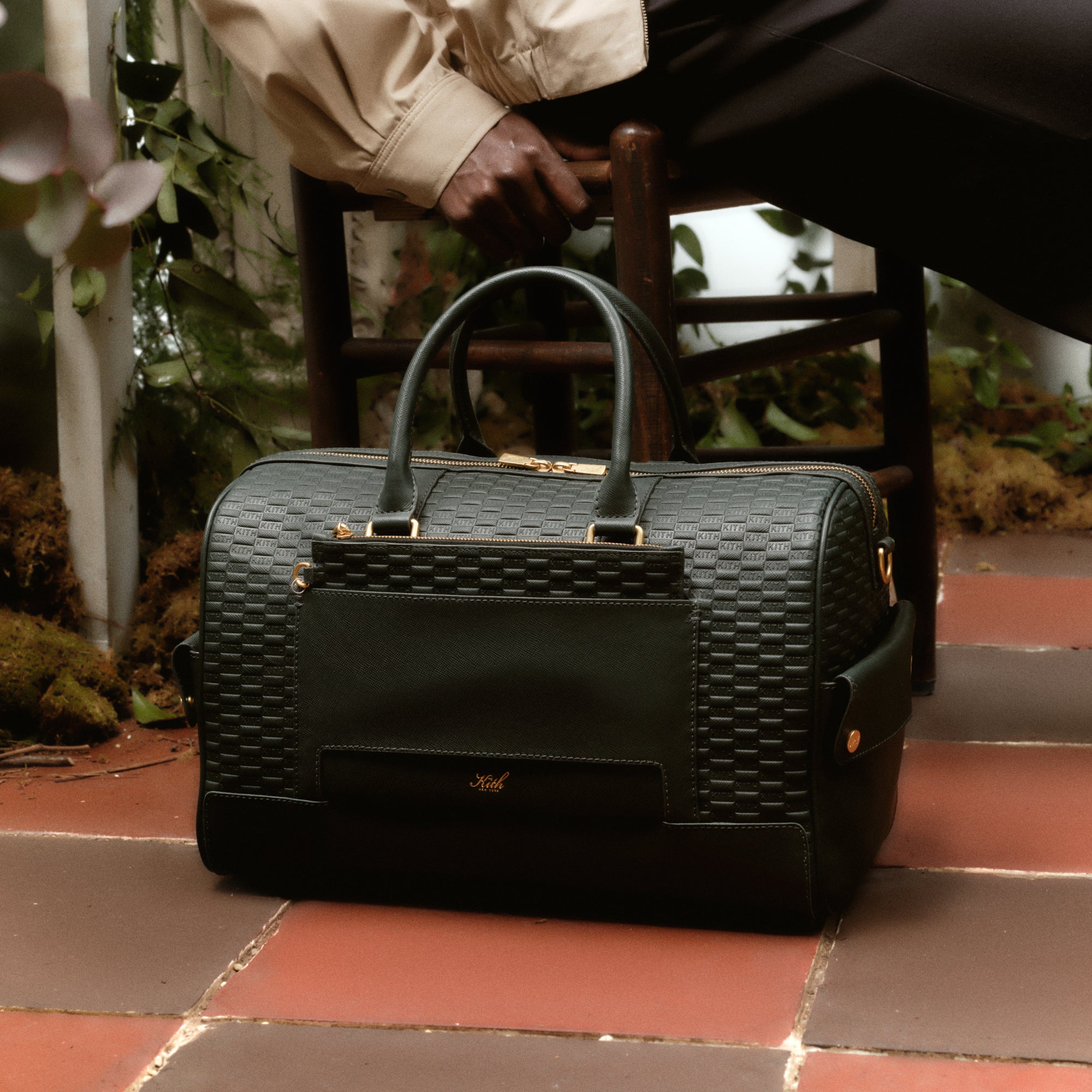 Kith Monogram Leather Catchall Tray - Black – Kith Europe