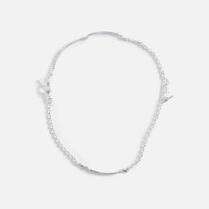 Martine Ali Double Id Necklace - Silver