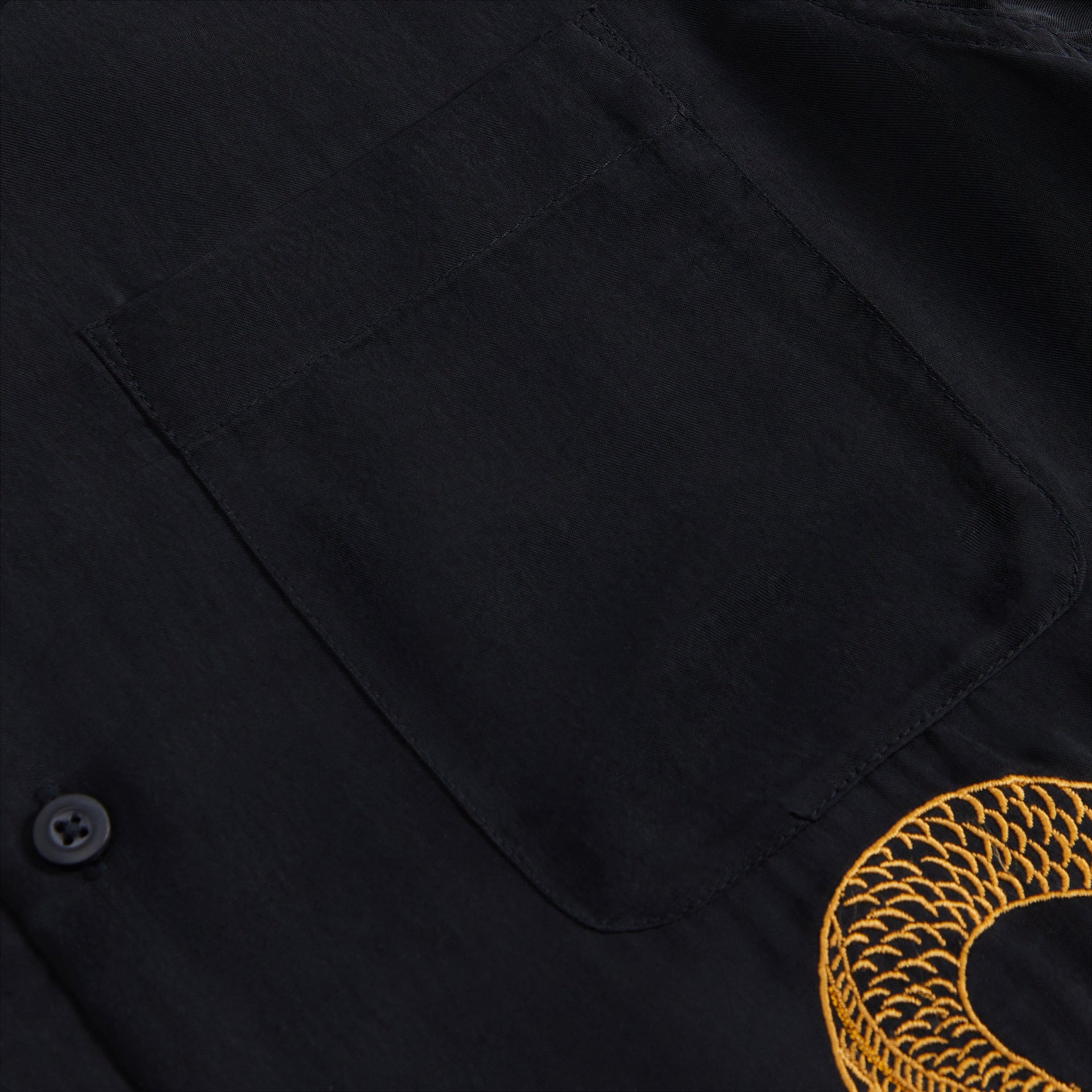 Maharishi Thai Dragon Summer Shirt - Black