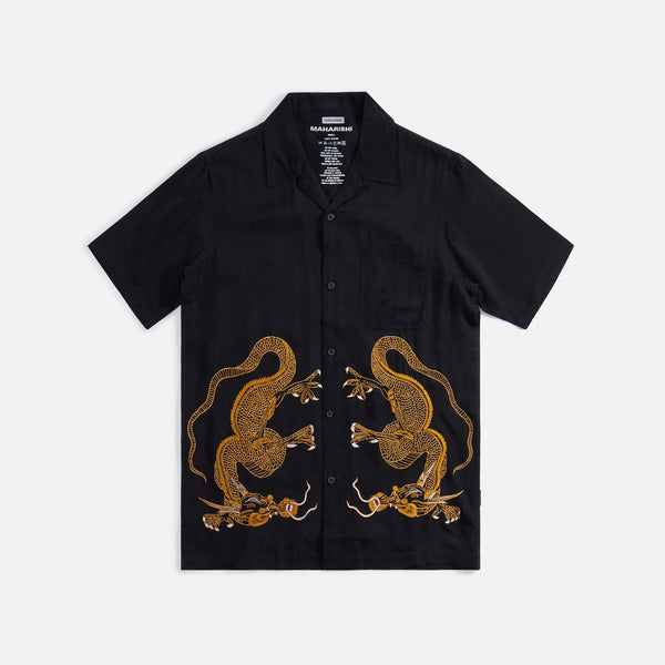 Maharishi Thai Dragon Summer Shirt - Black – Kith Europe