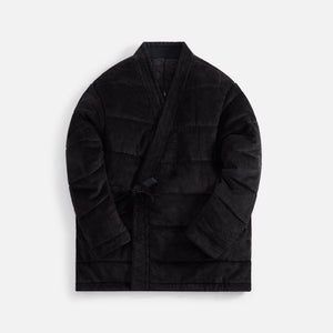 Maharishi Hemp Cord Padded Kimono - Black