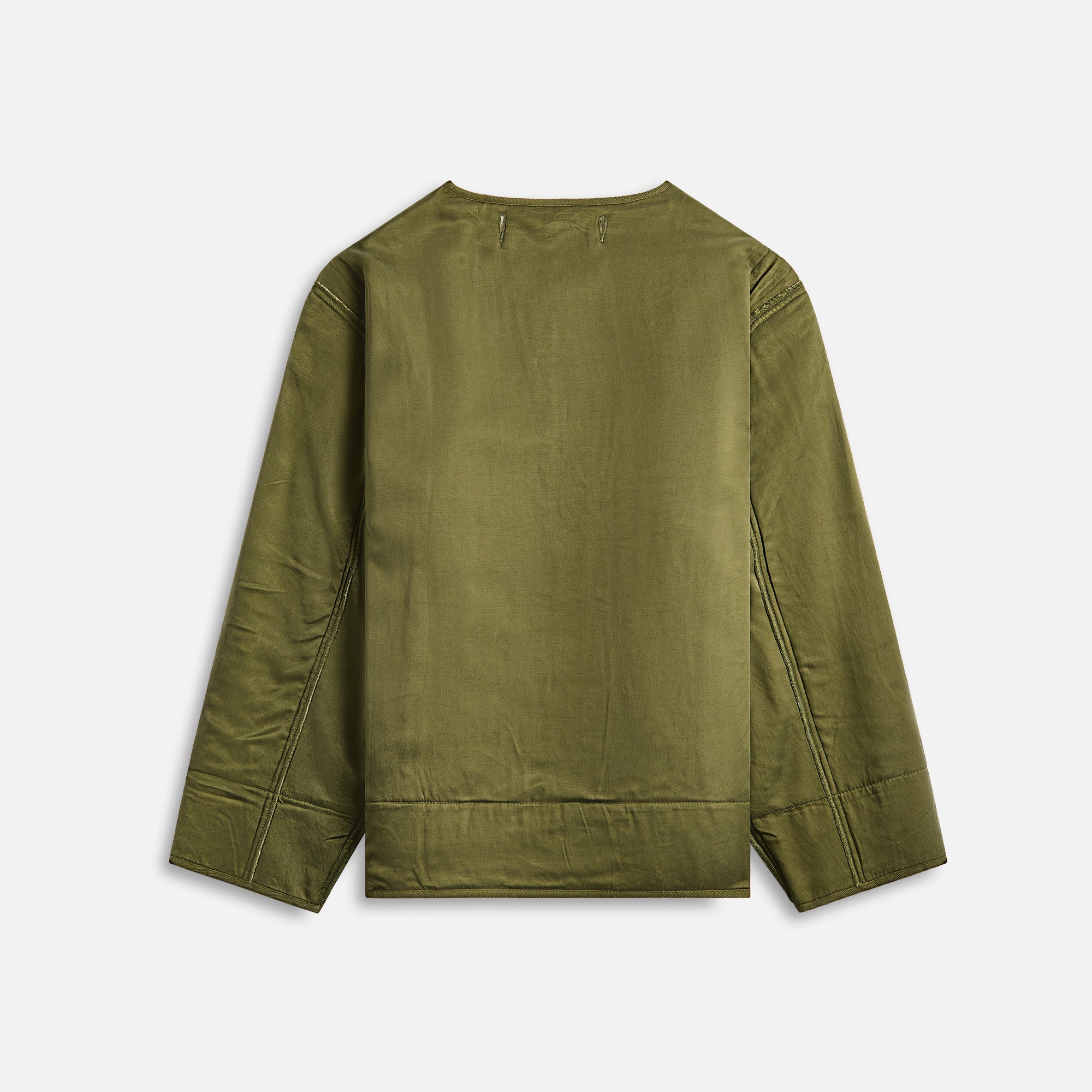 Maharishi Reversible M65 Wool Liner - Olive / Ecru – Kith Europe