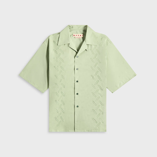 シャツ IONSEOUL Wavy Bohemian Mix Short Sleeve Shirt JE1074 MACUMU0213MS-00V19-