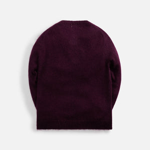 Massimo Alba Alder Mohair Silk Sweater - Purple