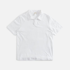 Massimo Alba Aruba Jersey Short Sleeve Polo Shirt - Cerulean