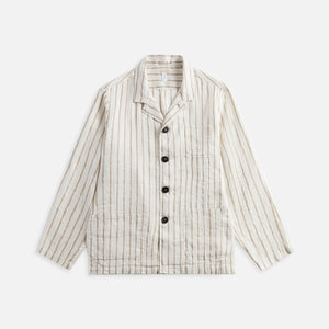 Massimo Alba Florida Cotton Linen Shirt Jacket - Summer Sand