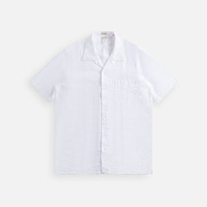 Massimo Alba Venice Jacquard Cotton Shirt - Bianco