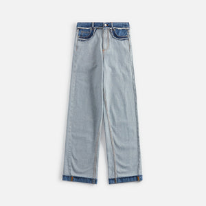 Marni Stone Washed Blue Denim with Mohair - Iris Blue