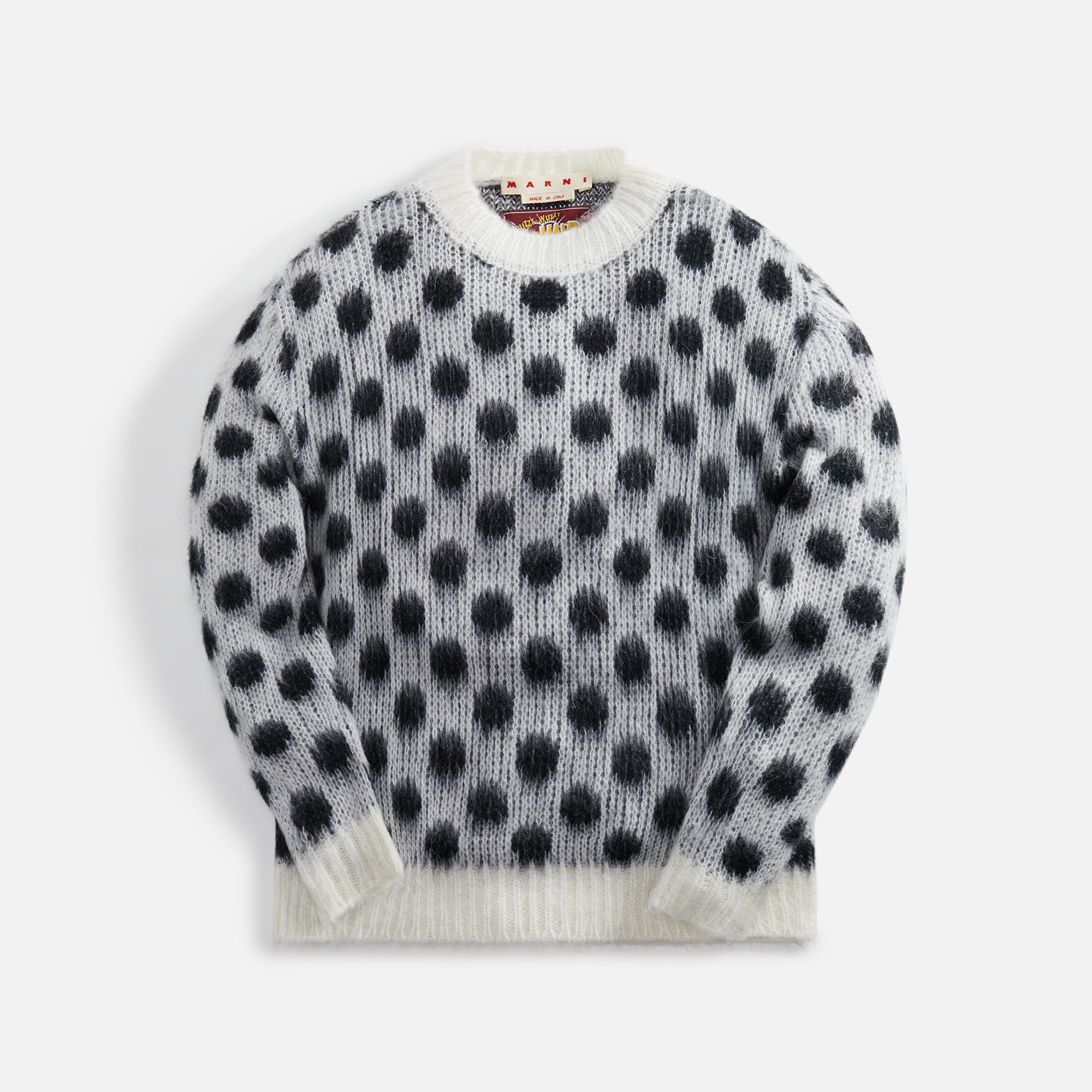 Marni Brushed Dots Fuzzy Wuzzy Sweater - Lily / White – Kith Europe