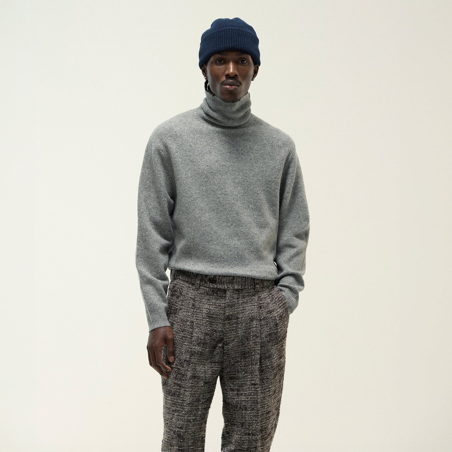 Kith Joseph Turtleneck - Medium Heather Grey