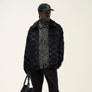 Kith Lloyd Faux Fur Coaches Jacket - Black