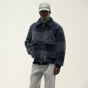 &Kin Boucle Check Hawthorne Flight Jacket - Vista PH