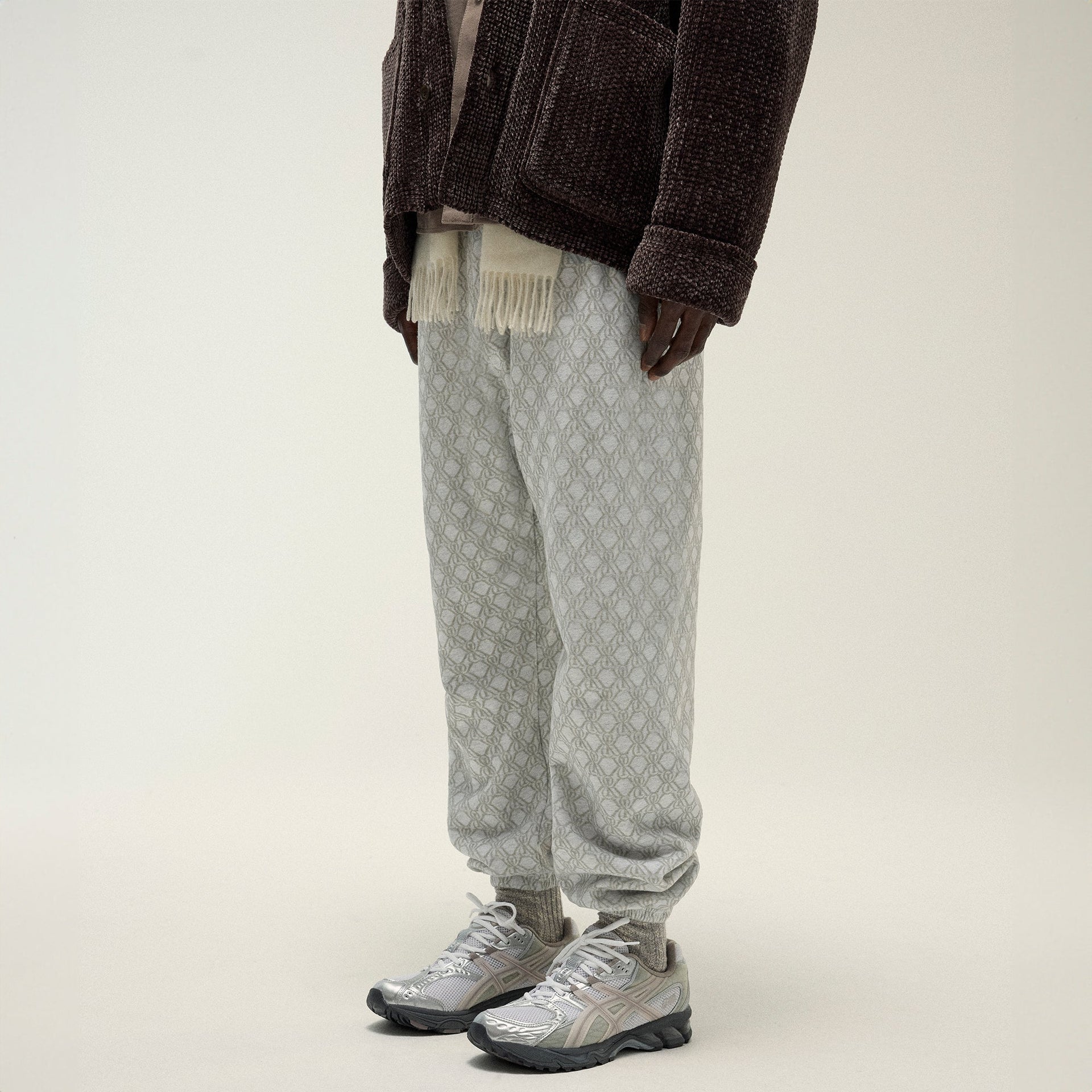 Kith Bonded Fleece Nelson Sweatpant - Light Heather Grey