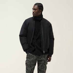 &Kin Liam Puffed Bomber Jacket - Black PH