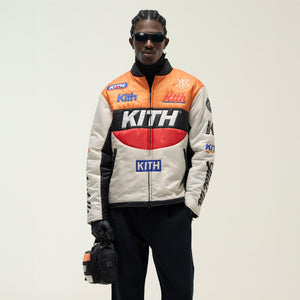 Kith Full Zip Brixton Puffed Shirt Jacket - Sandrift