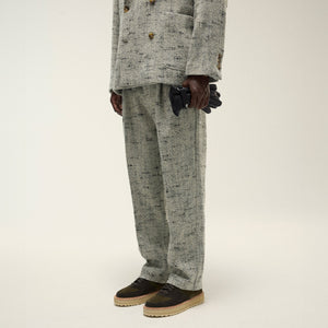 &Kin Tweed Kylan Pleated Trouser - Fin PH