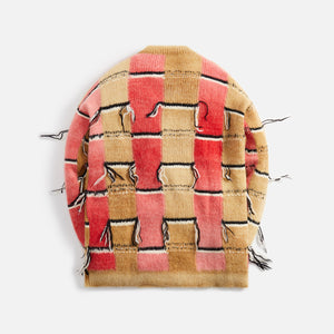Marni Roundneck Sweater Degrade Striped Intarsia - Caramel