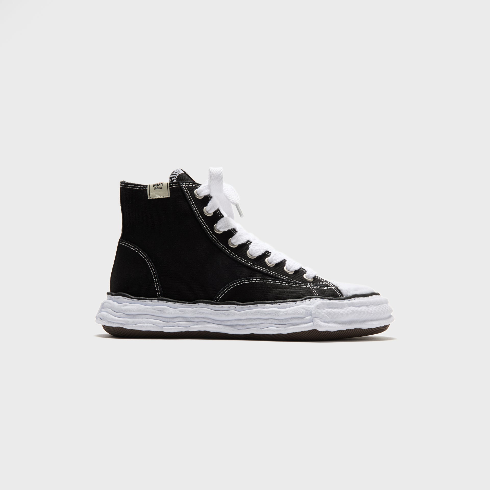 Mihara Yasuhiro PETERSON 23 Original Sole High-Top Sneakers - Black / White