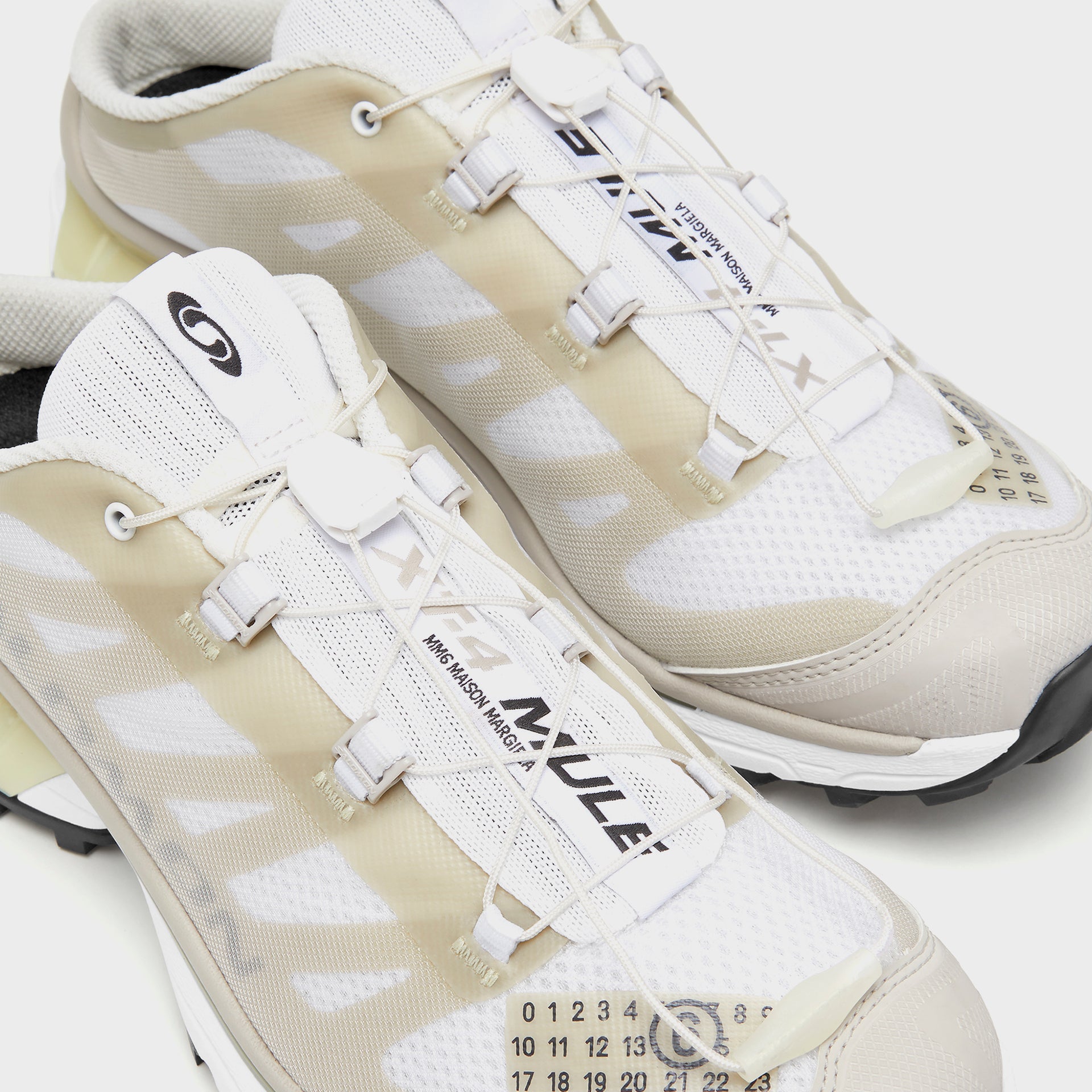 MM6 Maison Margiela x Salomon WMNS XT-4 Mule - White / Green Haze / Silver