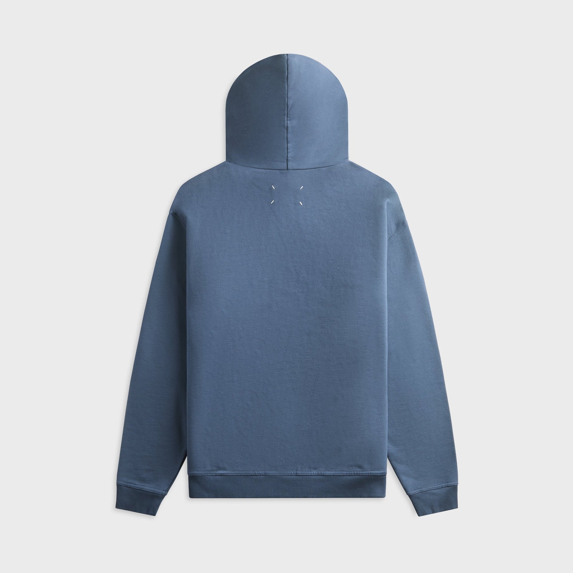 Maison Margiela Logo Hoodie - Lapis Blue