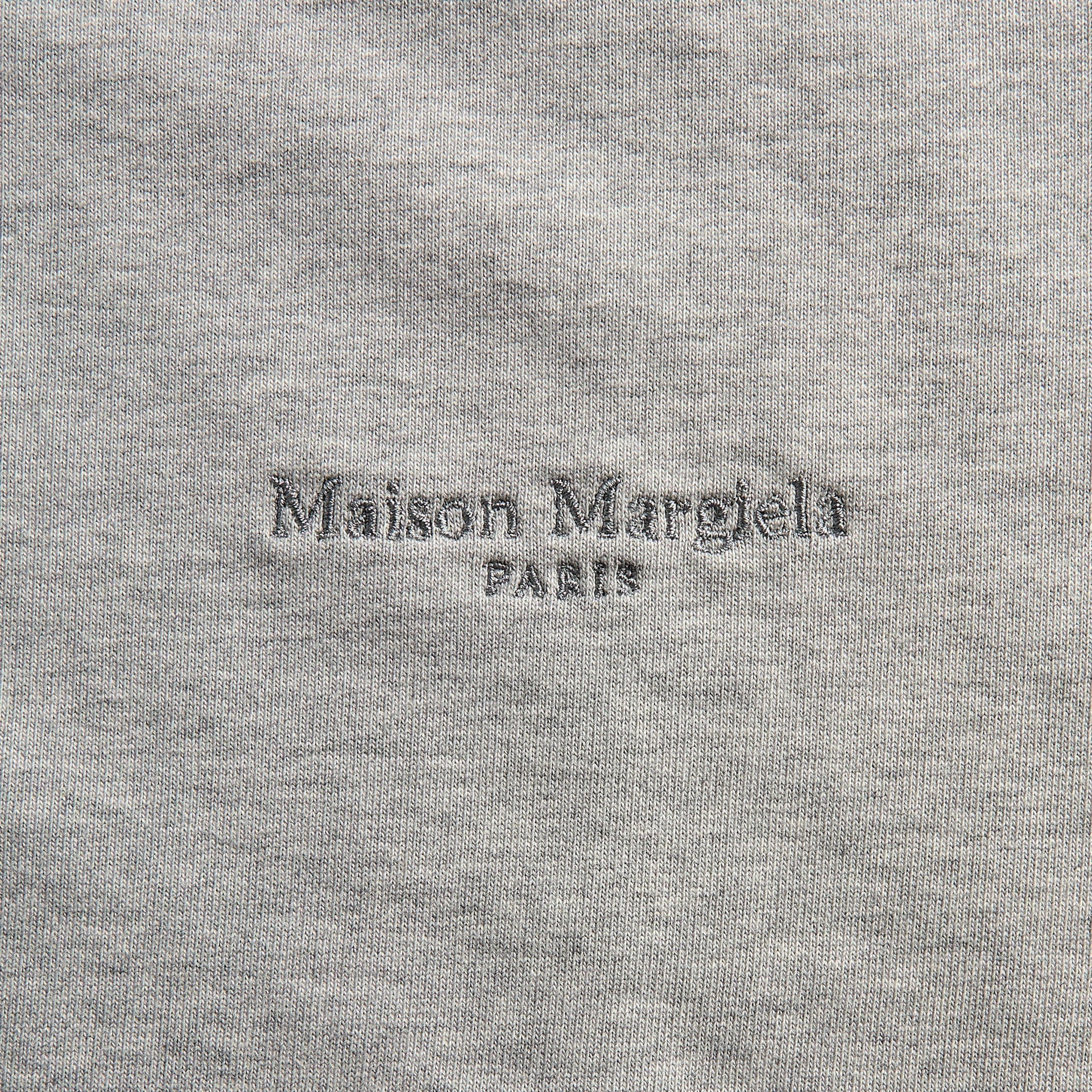 Maison Margiela Zipped Hooded Sweatshirt - Grey Melange