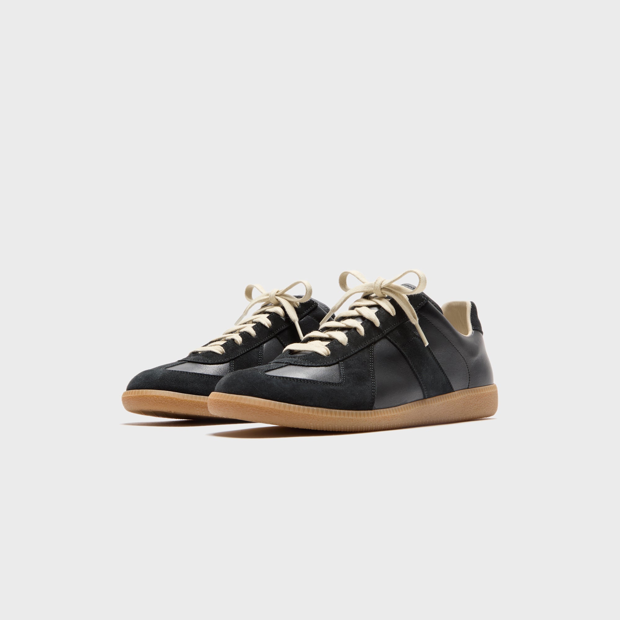 Maison Margiela Replica スニーカー ブラック39 Maison Margiela Replica low-top Leather Sneakers | Black | FARFETCH
