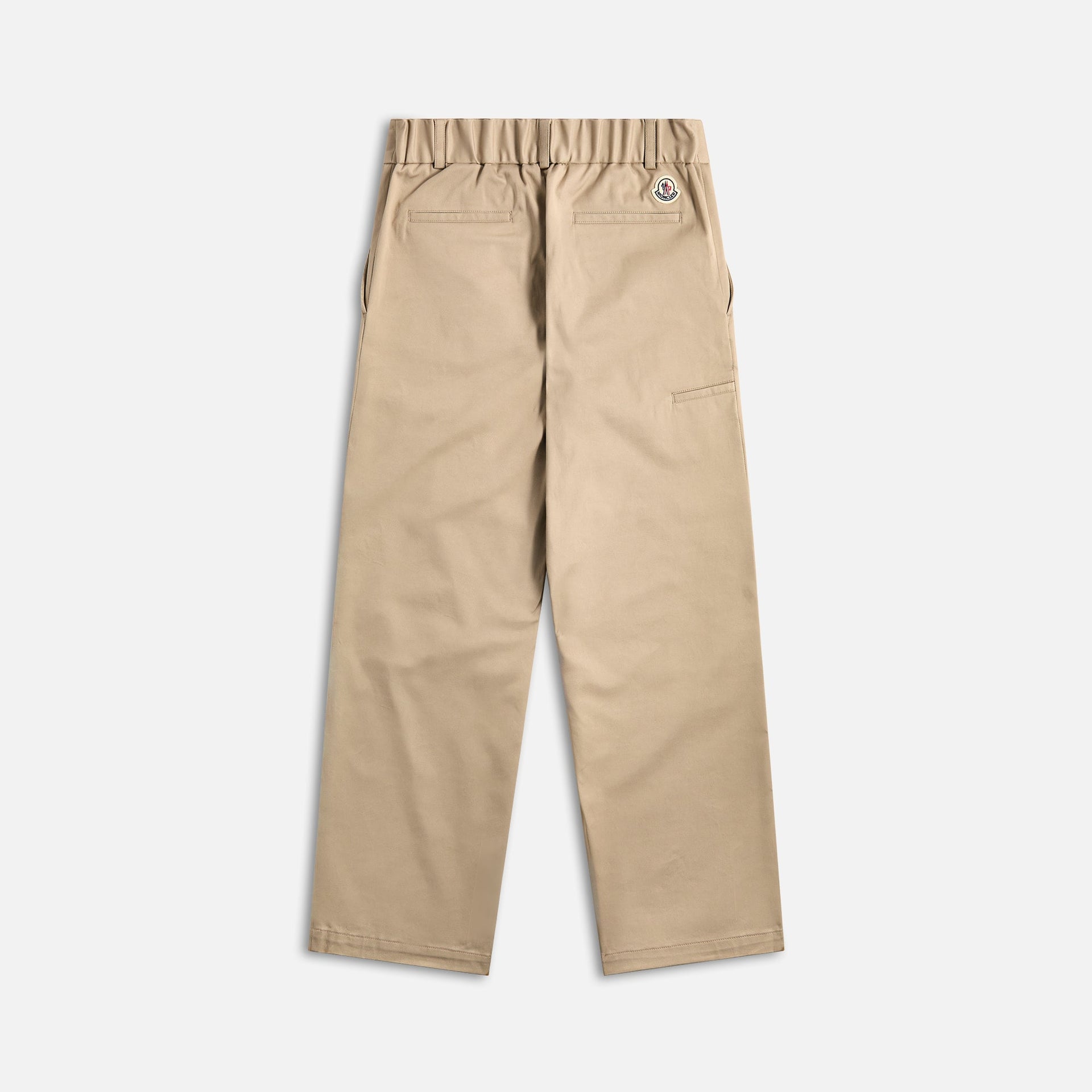 Moncler Gabardine Cotton Stretch Trouser - Khaki