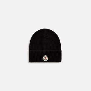 Moncler Cotton Yarn Beanie - Black