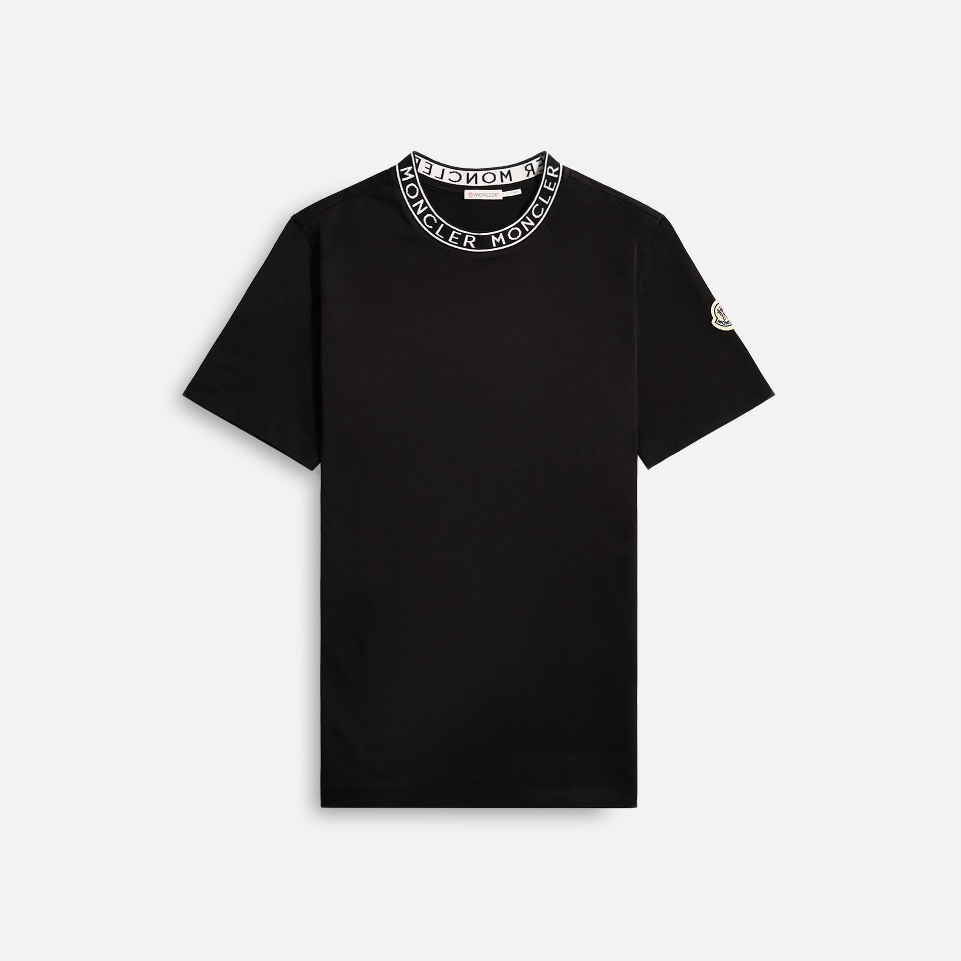 Moncler Cotton Jersey Tee - Black