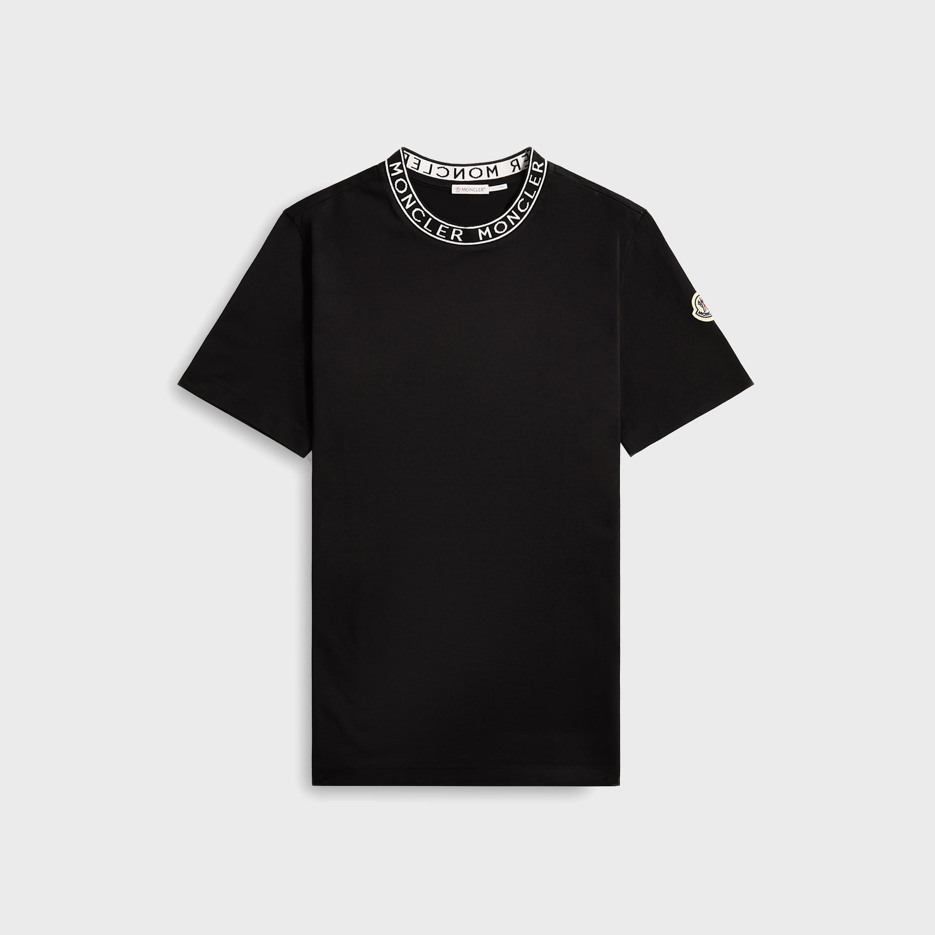 Moncler Cotton Jersey Tee - Black