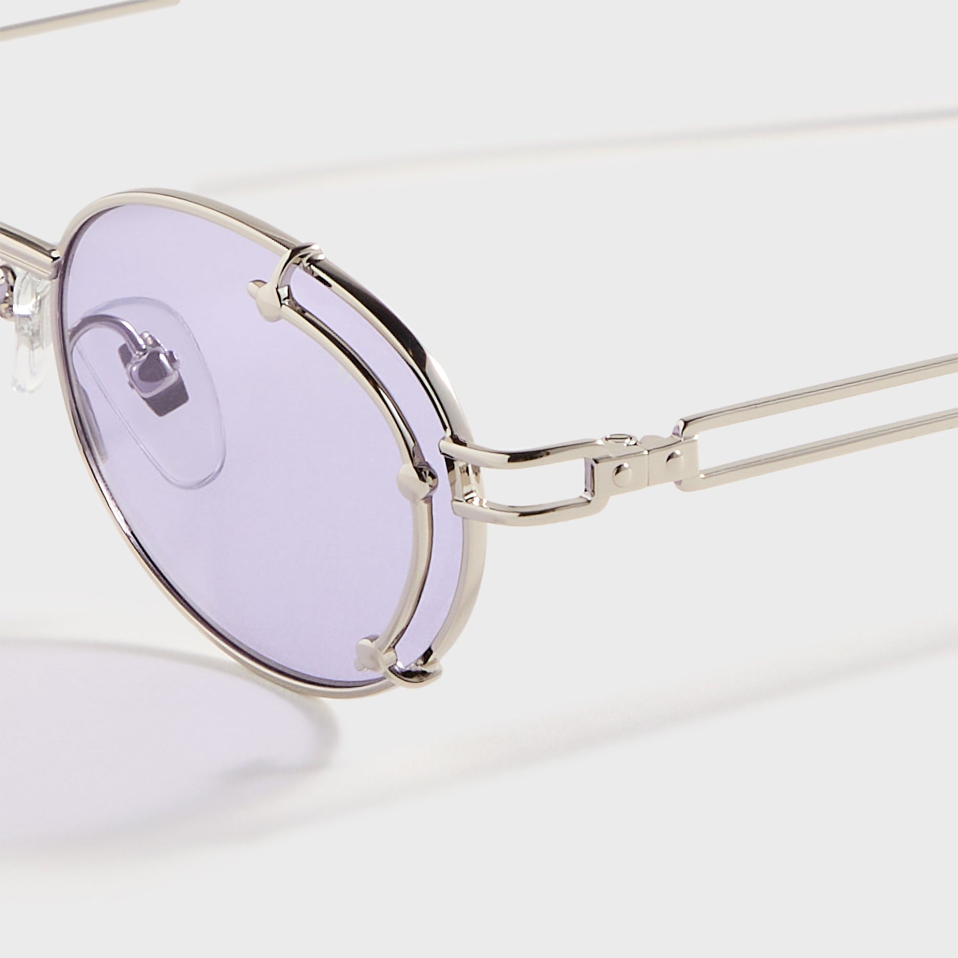 Vintage Frames Knowledge 24KT - White Gold / Deep Purple