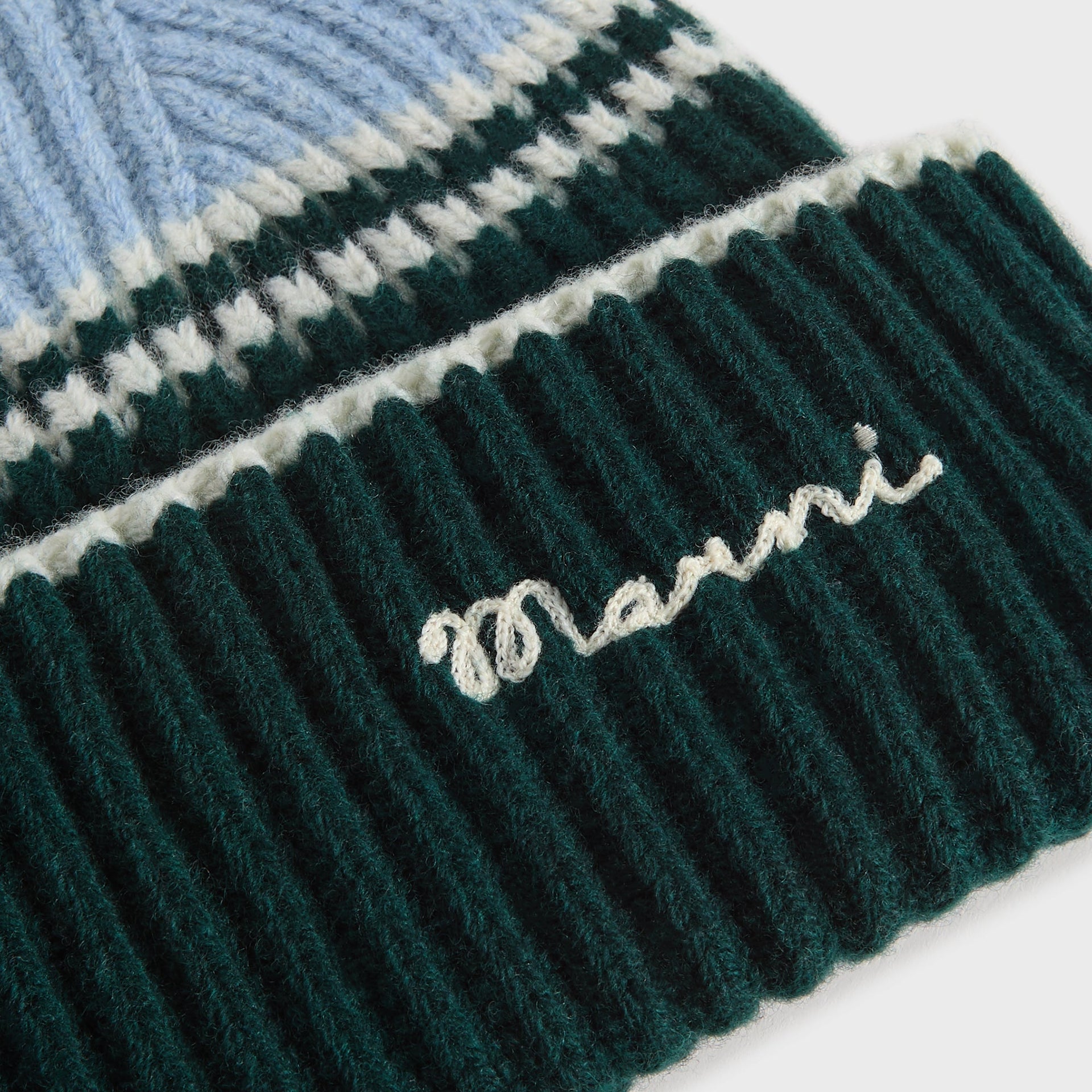 Marni Fisherman's Rib Beanie - Sky