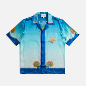 Casablanca Cuban Collar Shirt - Coguillage Colore
