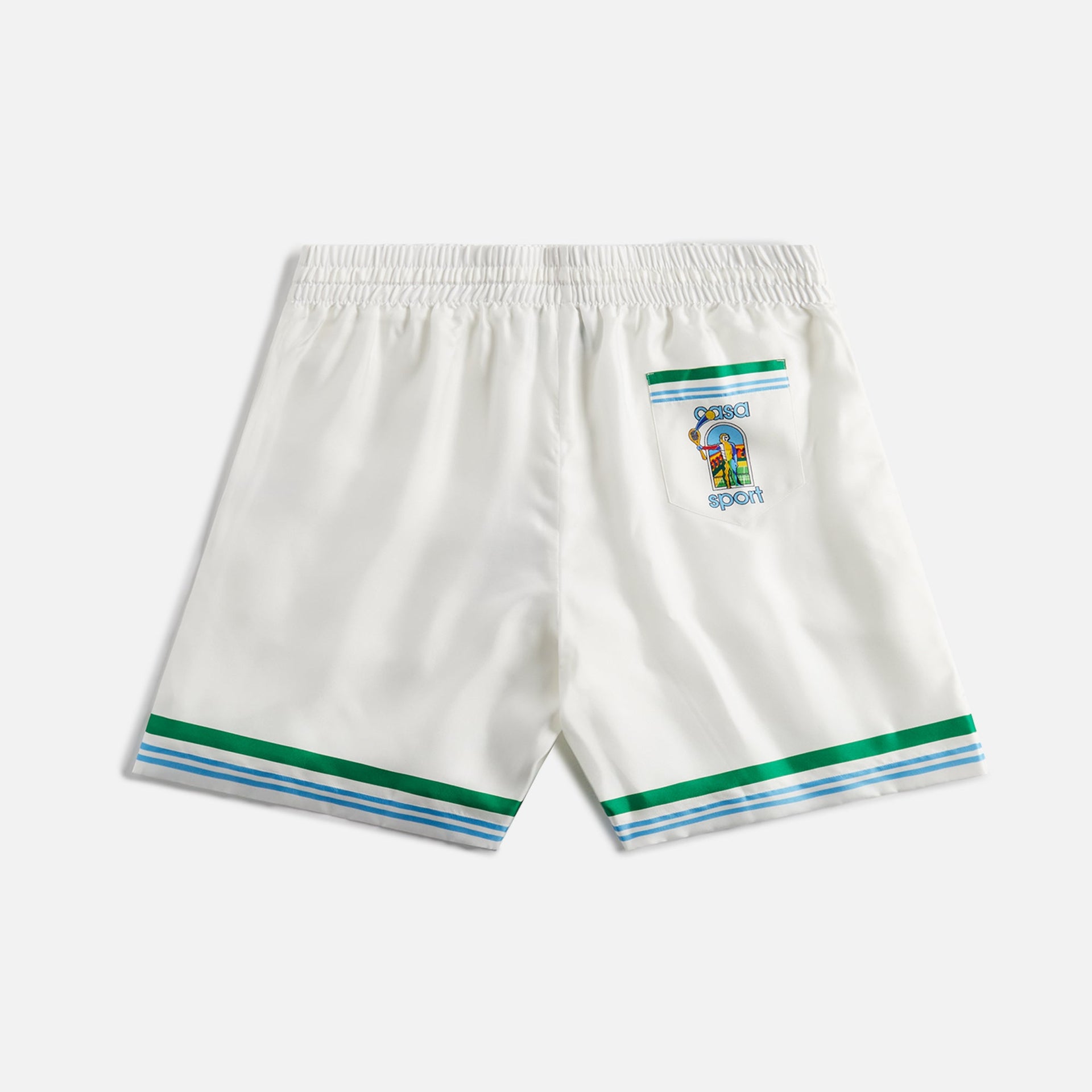 Short en soie Casablanca avec cordons de serrage - Le Jean Colore