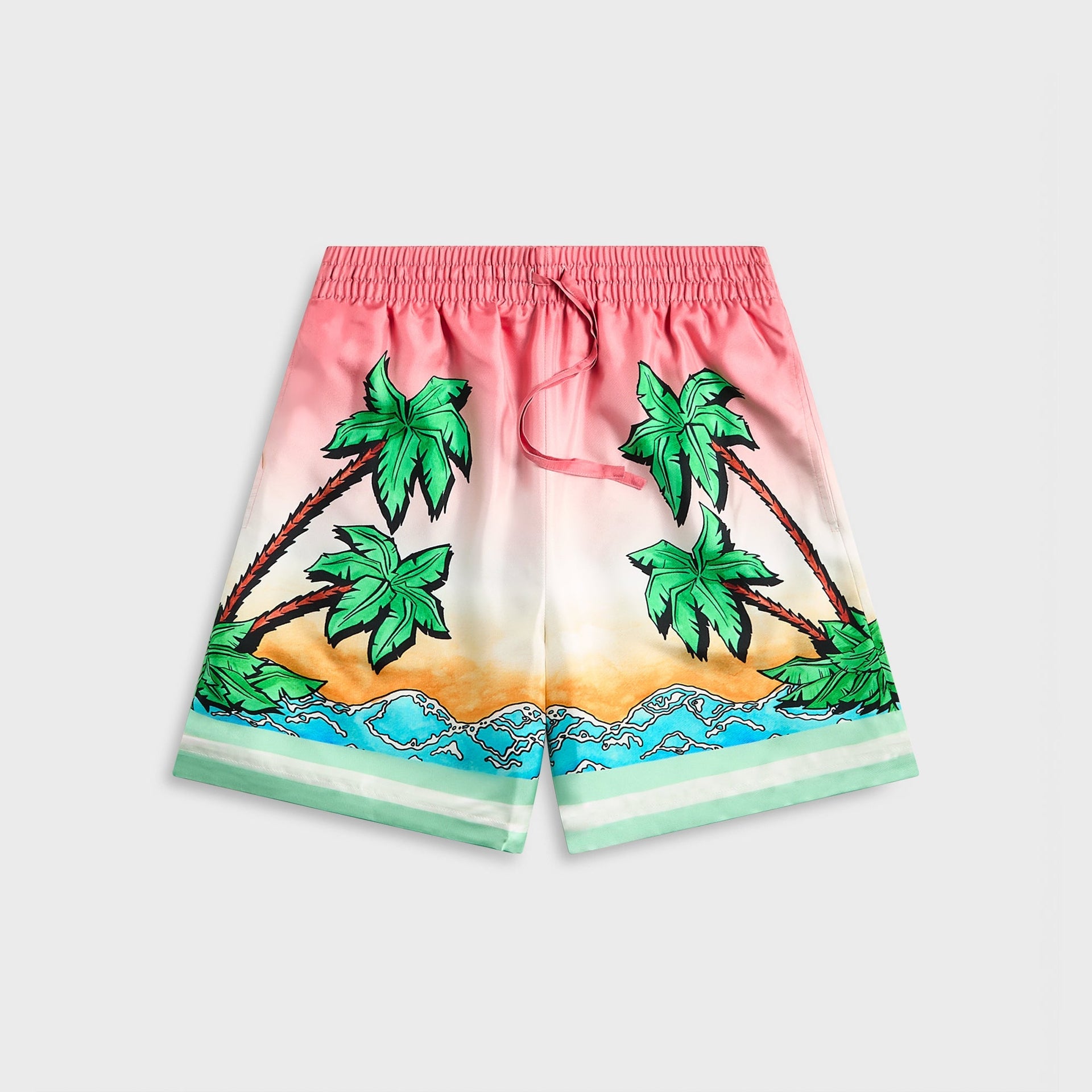 Casablanca Drawstring Shorts - Pink / Multicolour