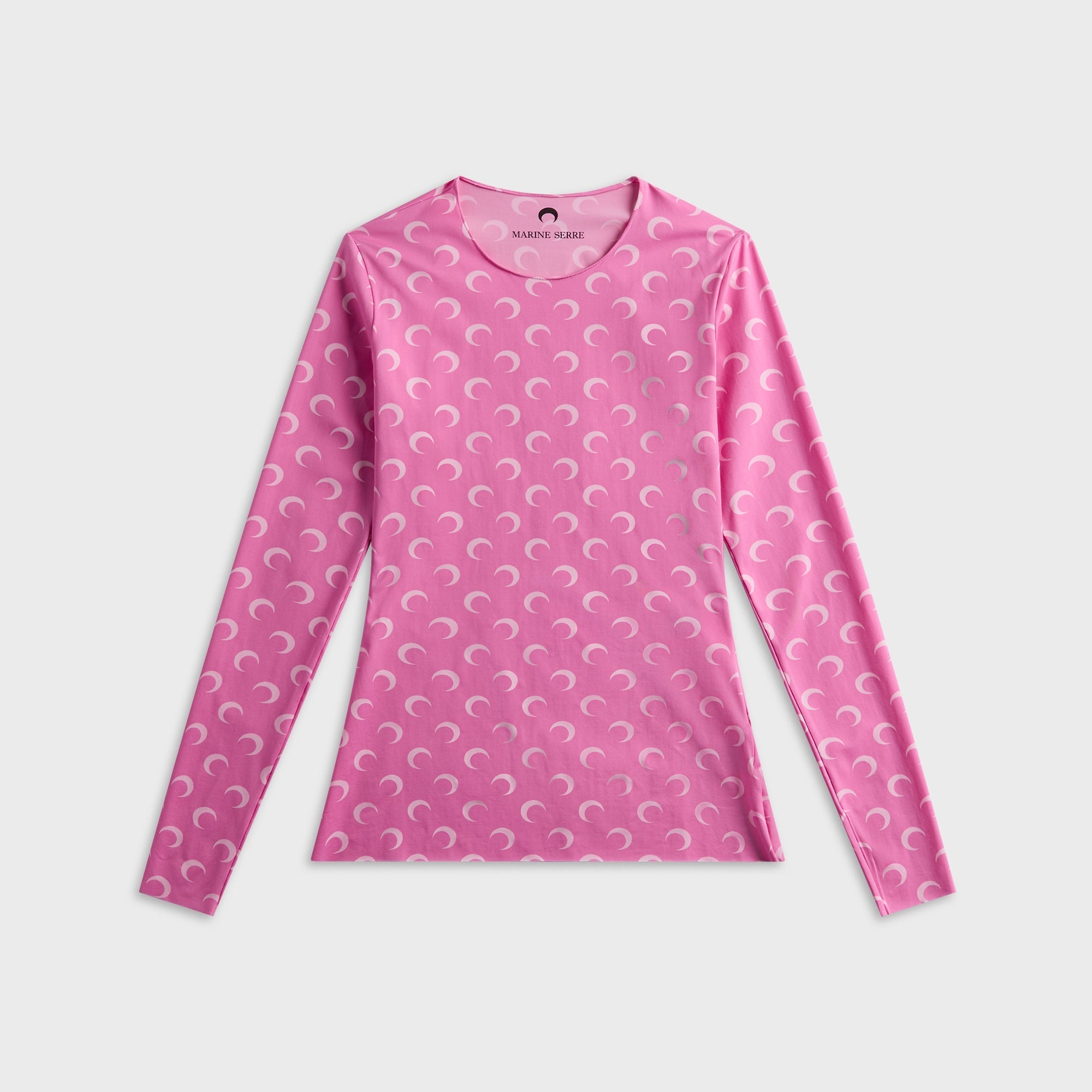MARINE SERRE マリーンセル ムーン トップス　 ピンク S Marine Serre Moon Printed Jersey Short Sleeves Crewneck Top - Pink
