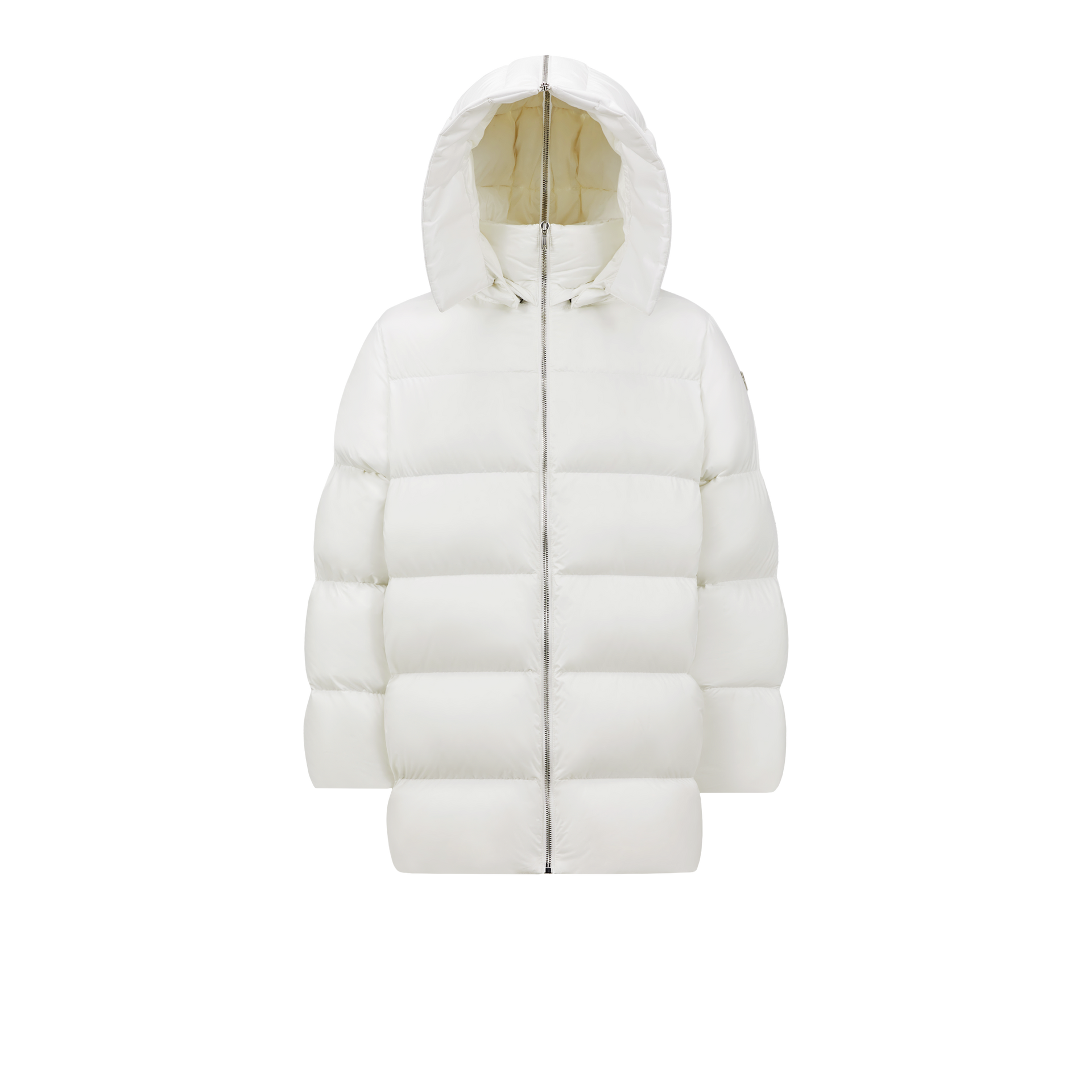 Moncler x Rick Owens Hooded Cyclopic Coat - Milk