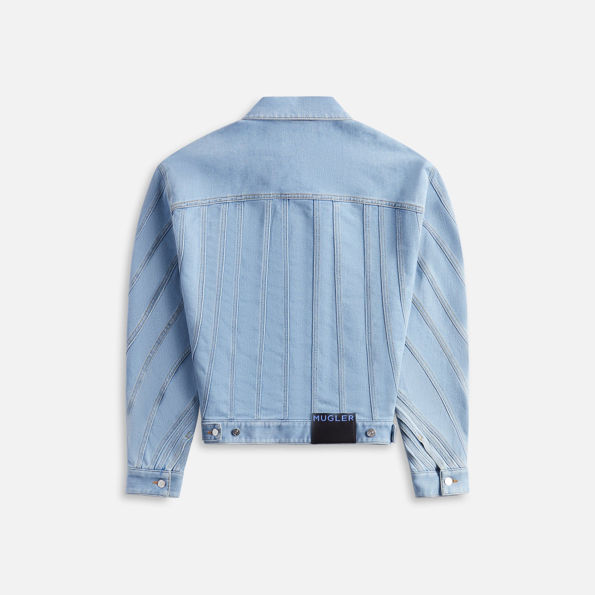 Mugler Denim Jacket - Light Blue