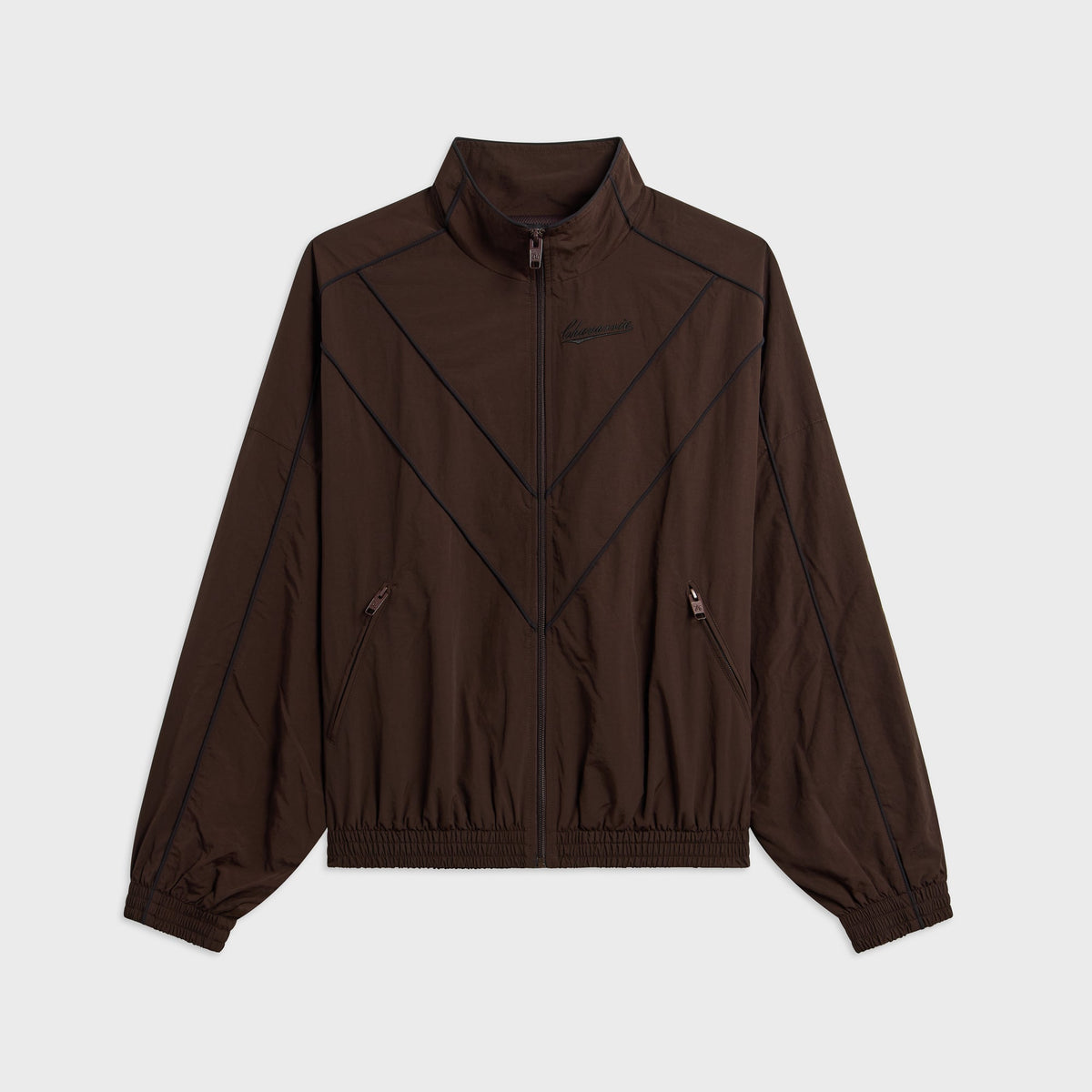 Willy Chavarria Bad Boy Track Jacket - Uniform Brown