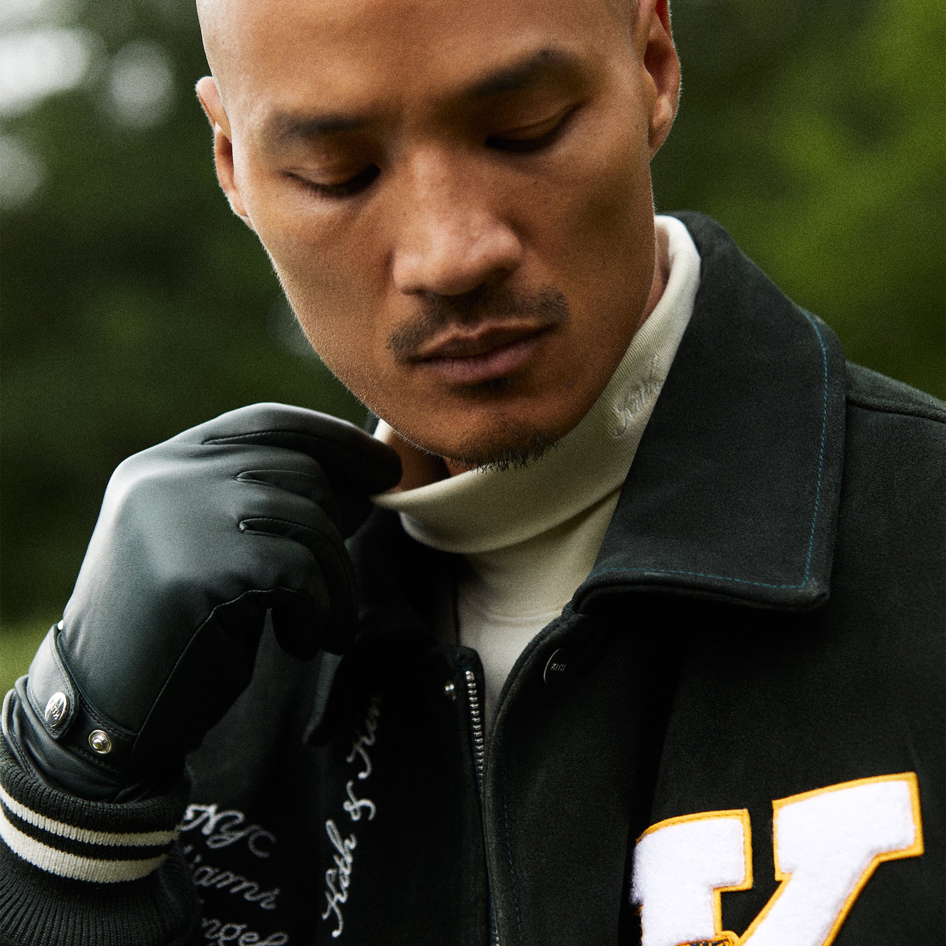Kith Manhattan Leather Gloves - Stadium