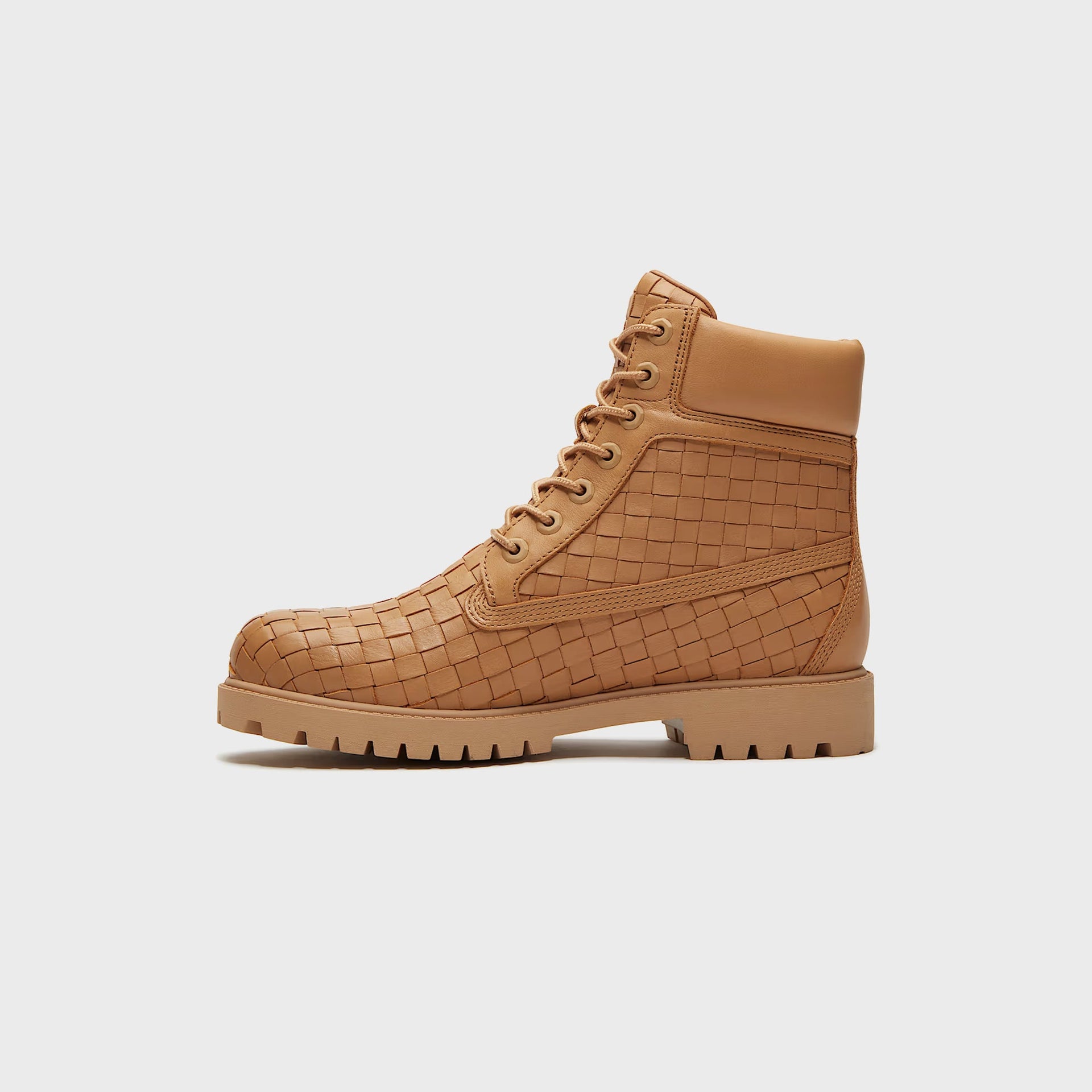 Timberland 6" Textured Premium Boot - Beige Full-Grain