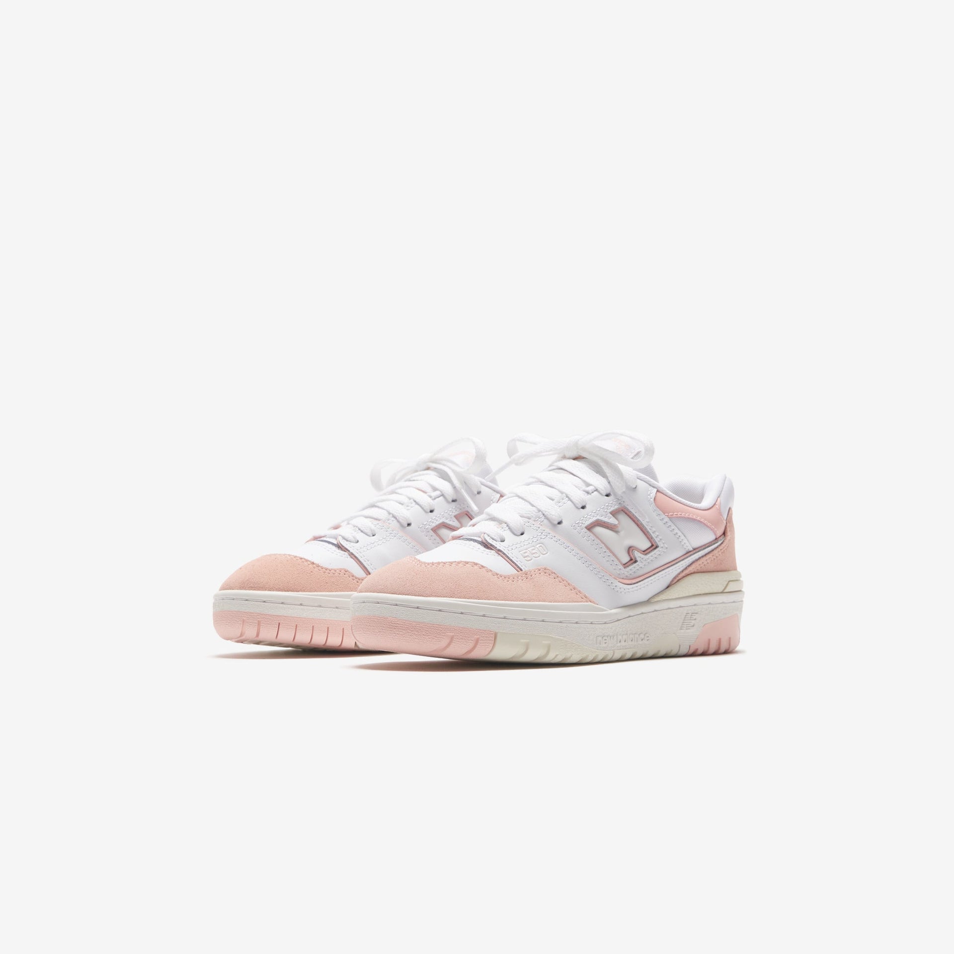 New Balance Grade School 550 - White / Pink Haze