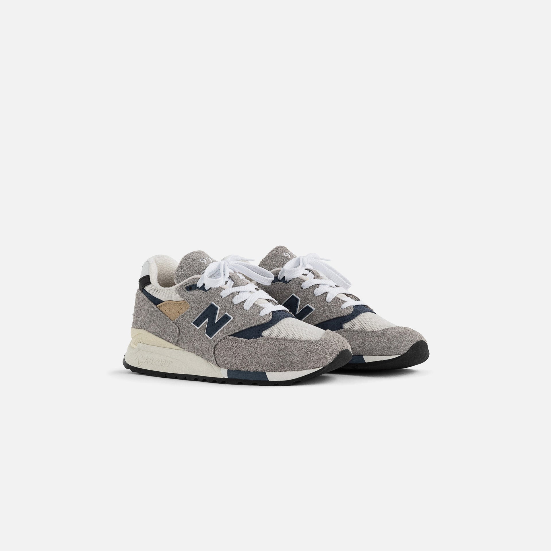 New Balance 998 Made in USA - Dark Grey / Light Grey / Blue