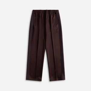 Needles Poly Smooth Track Pant - Dark Brown