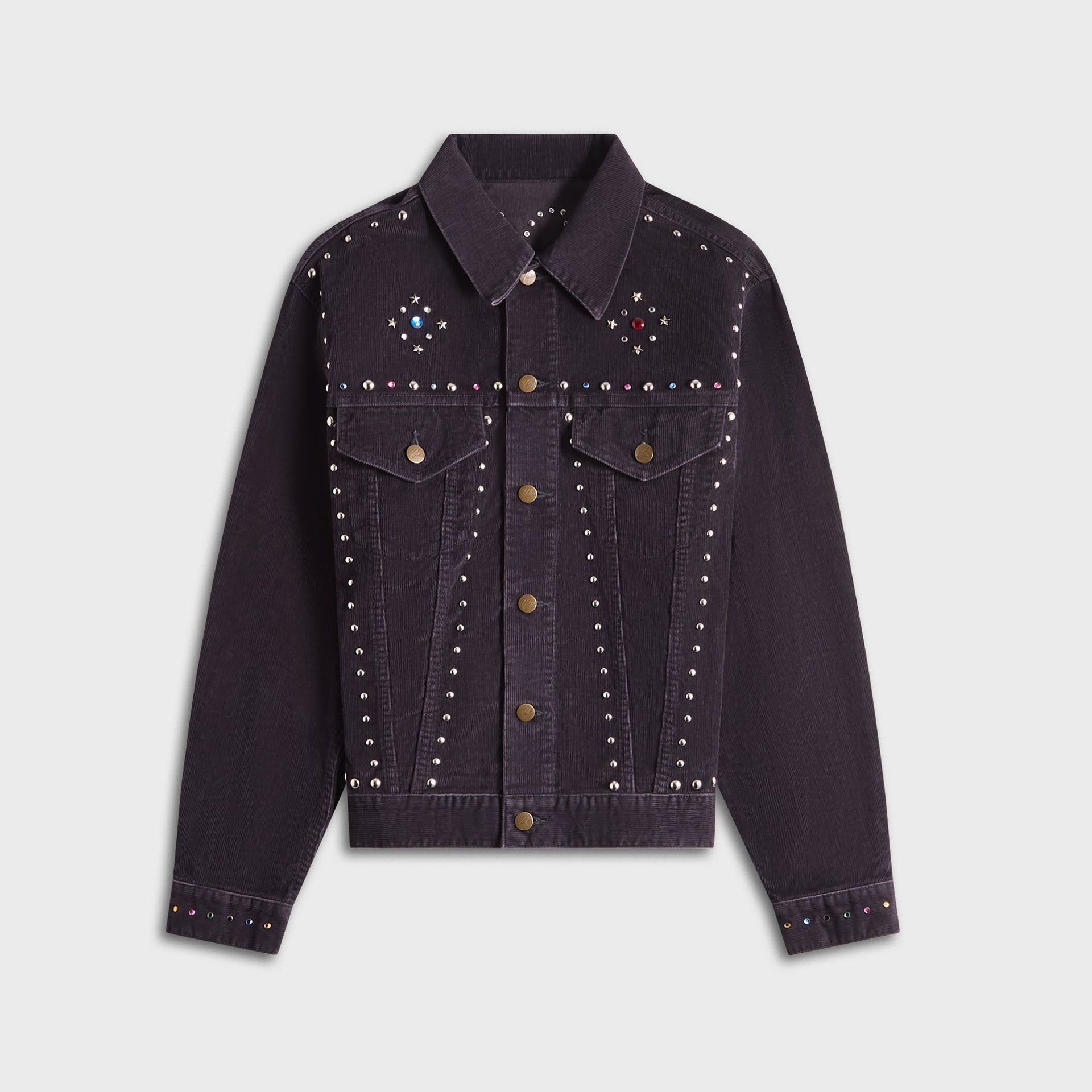 Needles Studded 14W Corduroy Jean Jacket  - Black