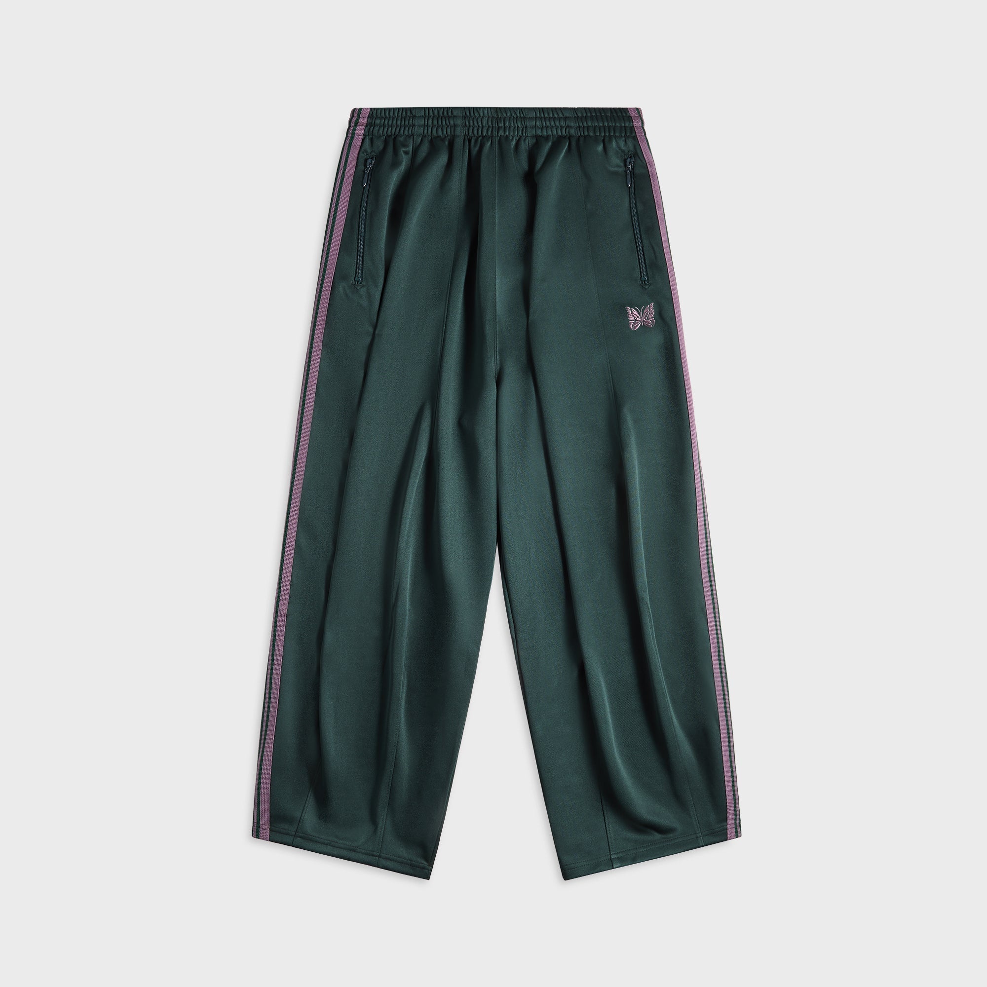 Needles Narrow Track Pant C/PE Velour - Black – Kith Europe