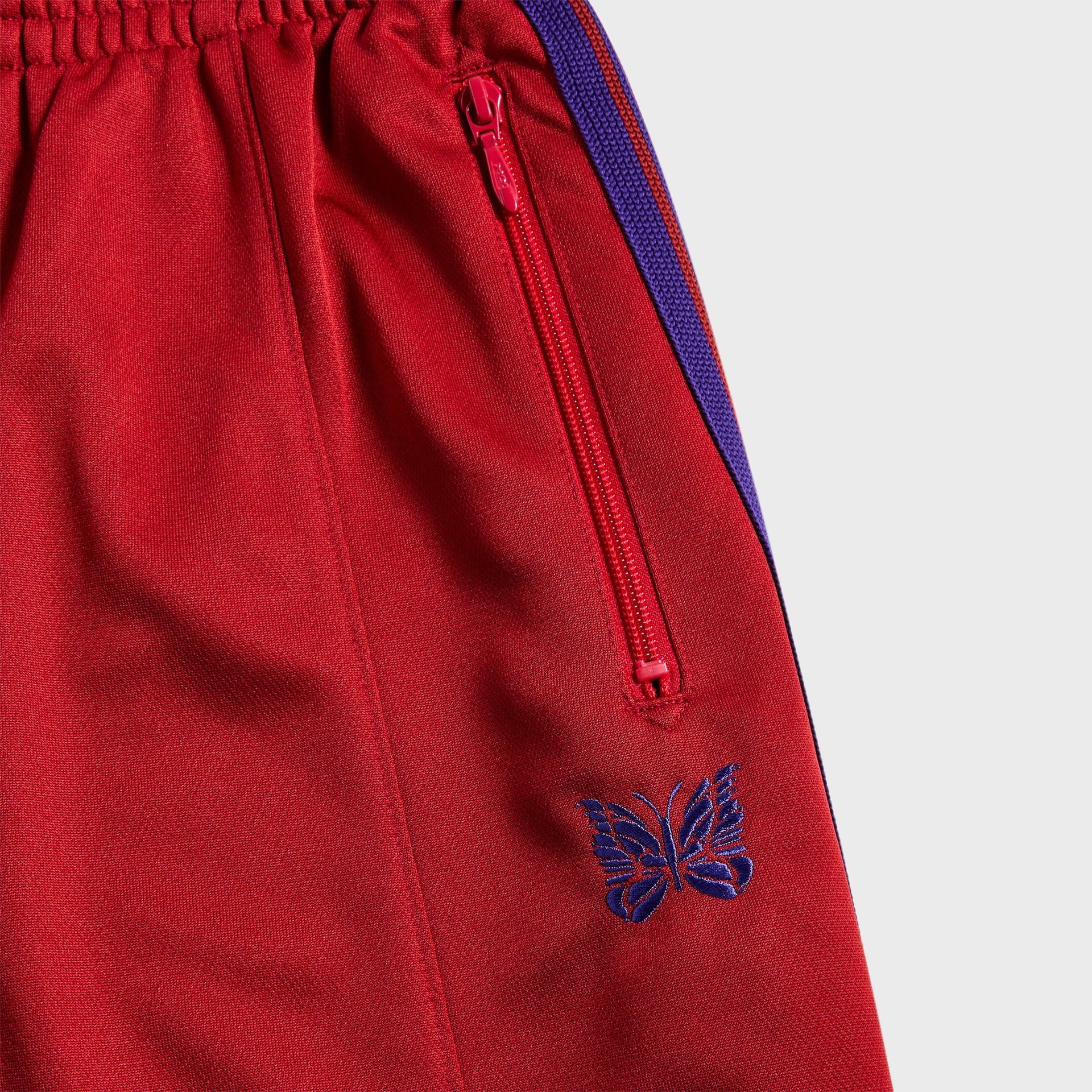 Needles H.D. Poly Smooth Track Pant - Red