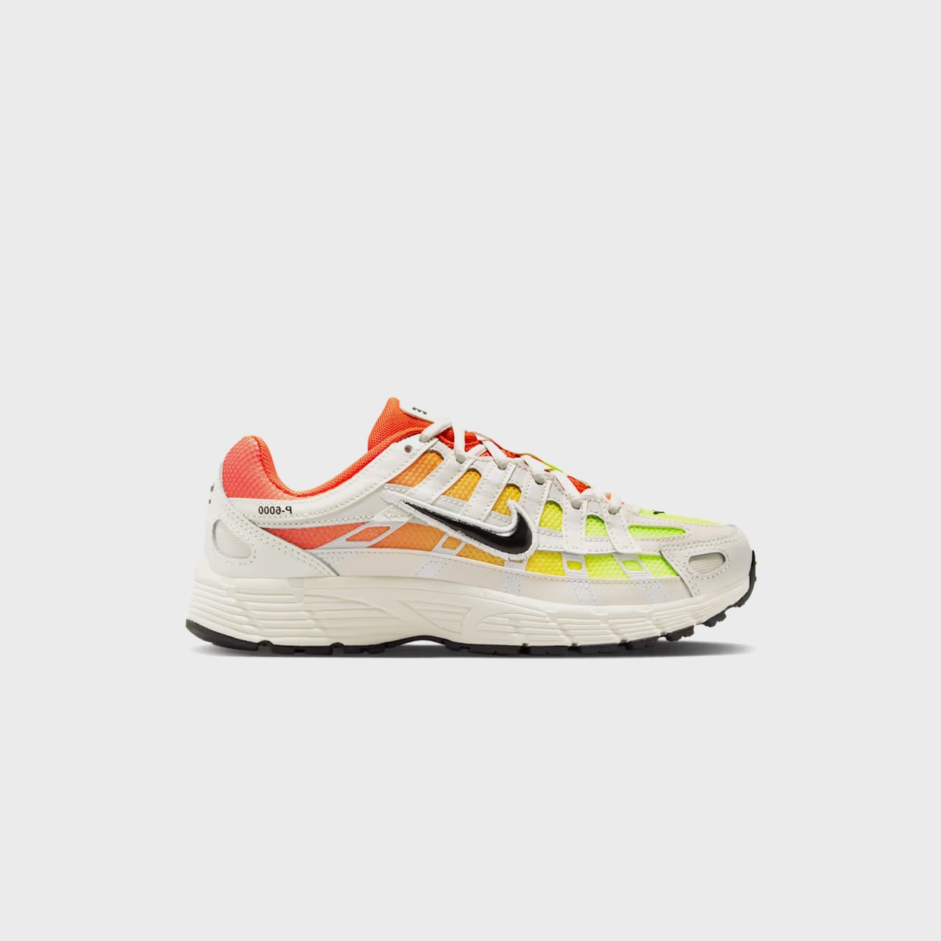 Nike GS P-6000 Fade - Sail / Black / Cosmic Clay / Volt Ice