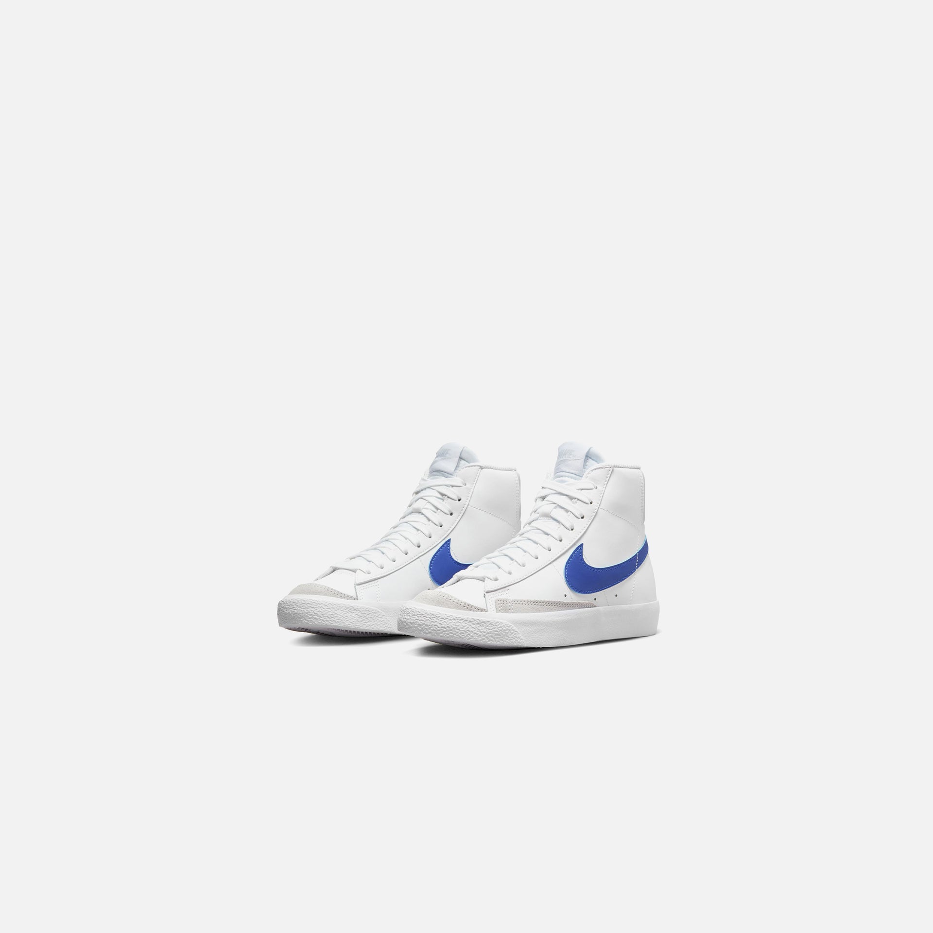 Nike Grade School Blazer Mid `77 - White / Game Royal / Pure Platinum
