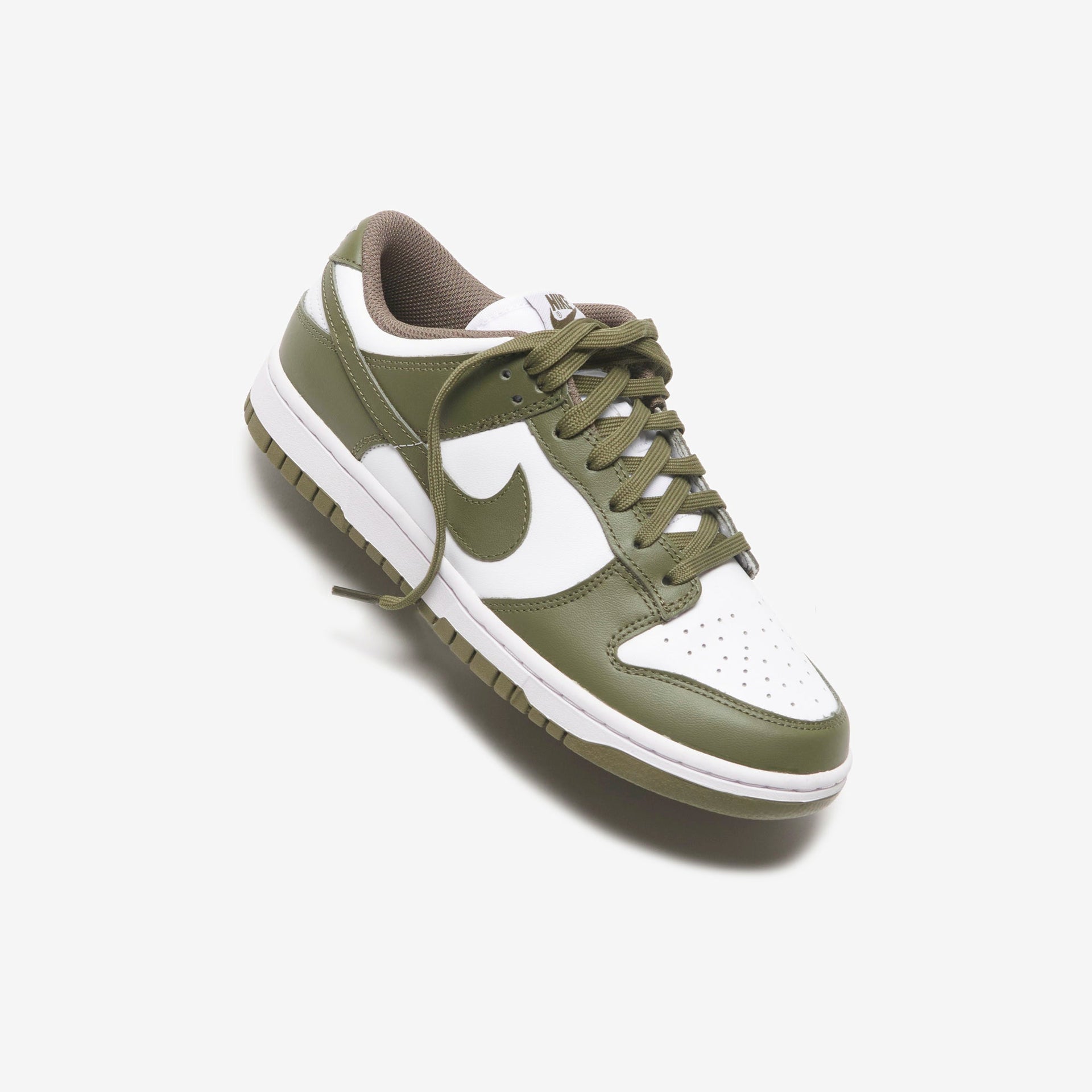 Nike WMNS Dunk Low - White / Medium Olive